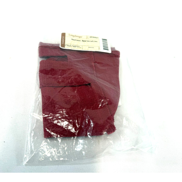 Longaberger Hostess Appreciation Paprika Red Fabric Liner 2316427 New - Picture 1 of 3